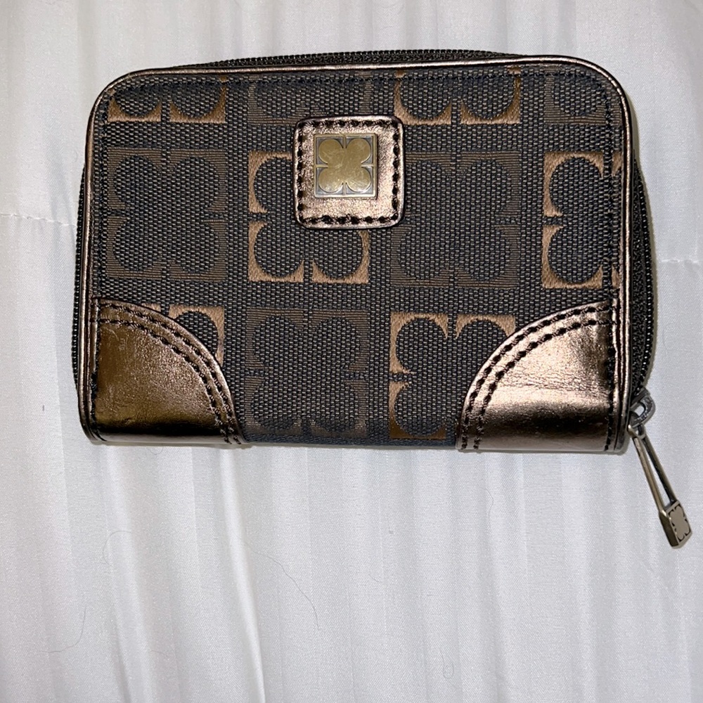 Liz Claiborne zippered wallet.